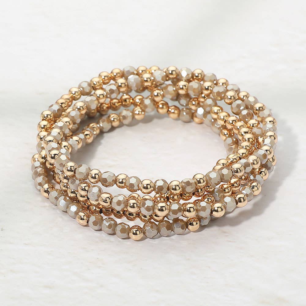 Blush Bracelet Stack