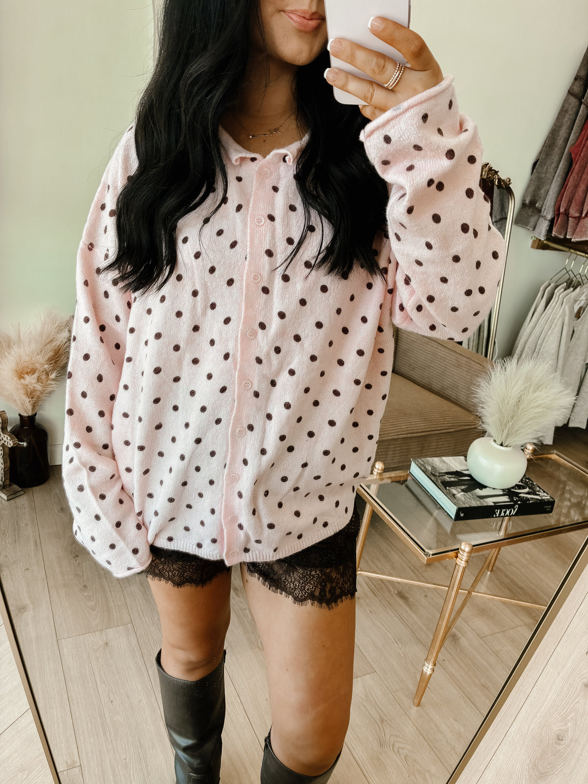 Sweet Rose Knit Cardigan