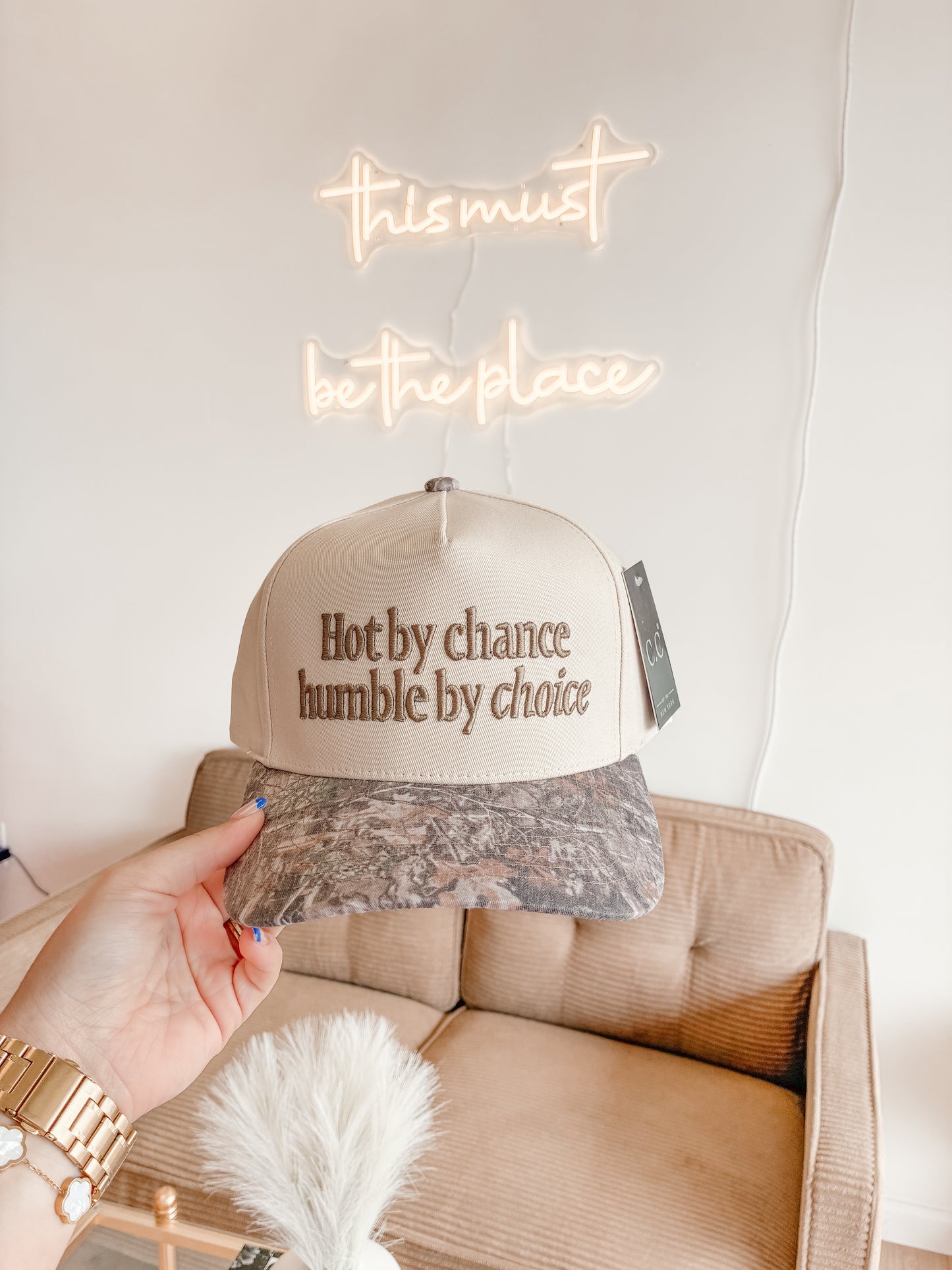 Hot By Chance Humble By Choice Hat