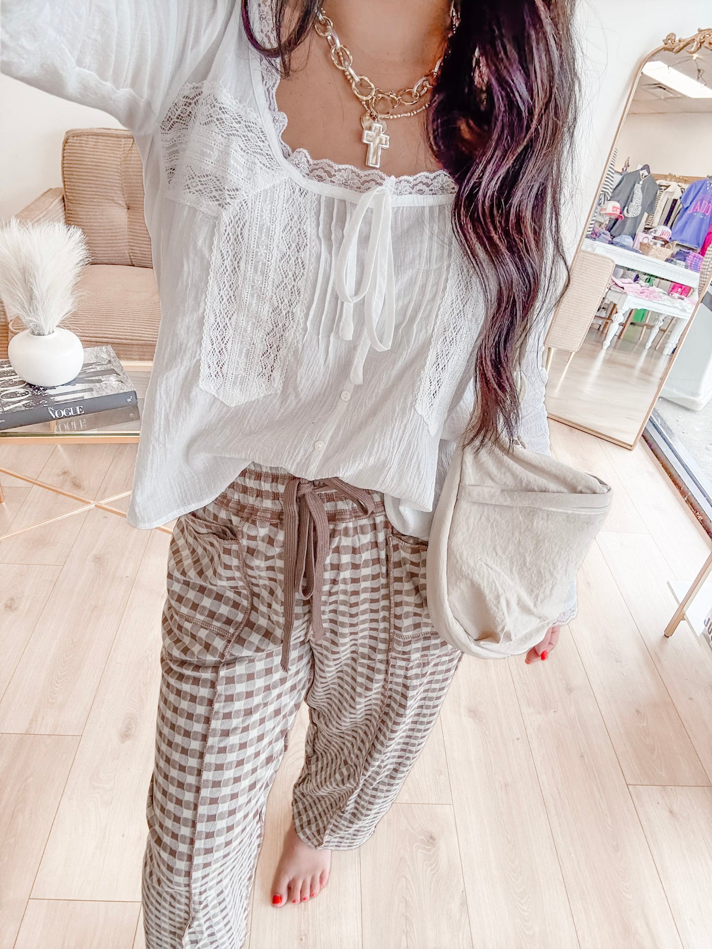 Harvest Season Barrel Knit Pants