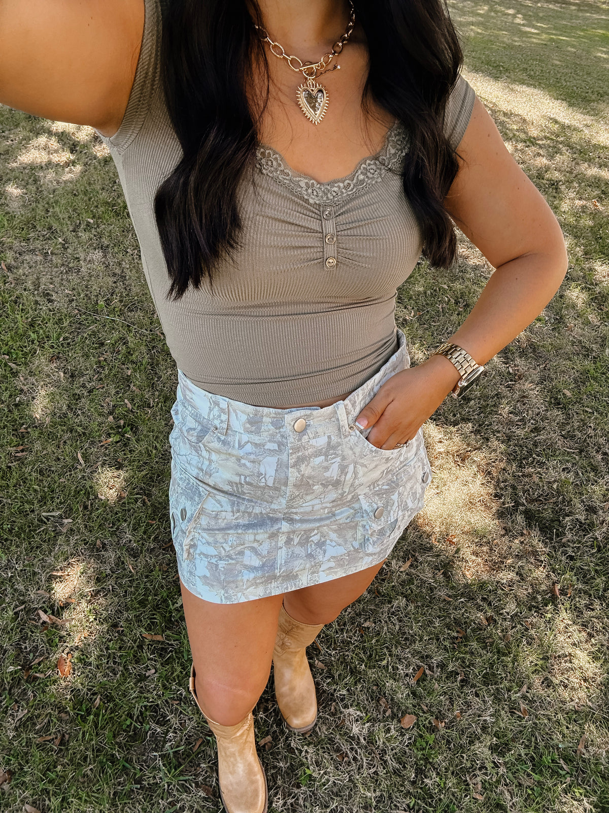 Hunting Wife Mini Skirt