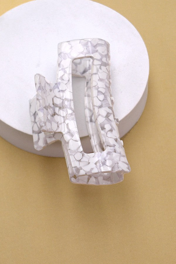 Rectangle Cellulose Hair Claw Clip