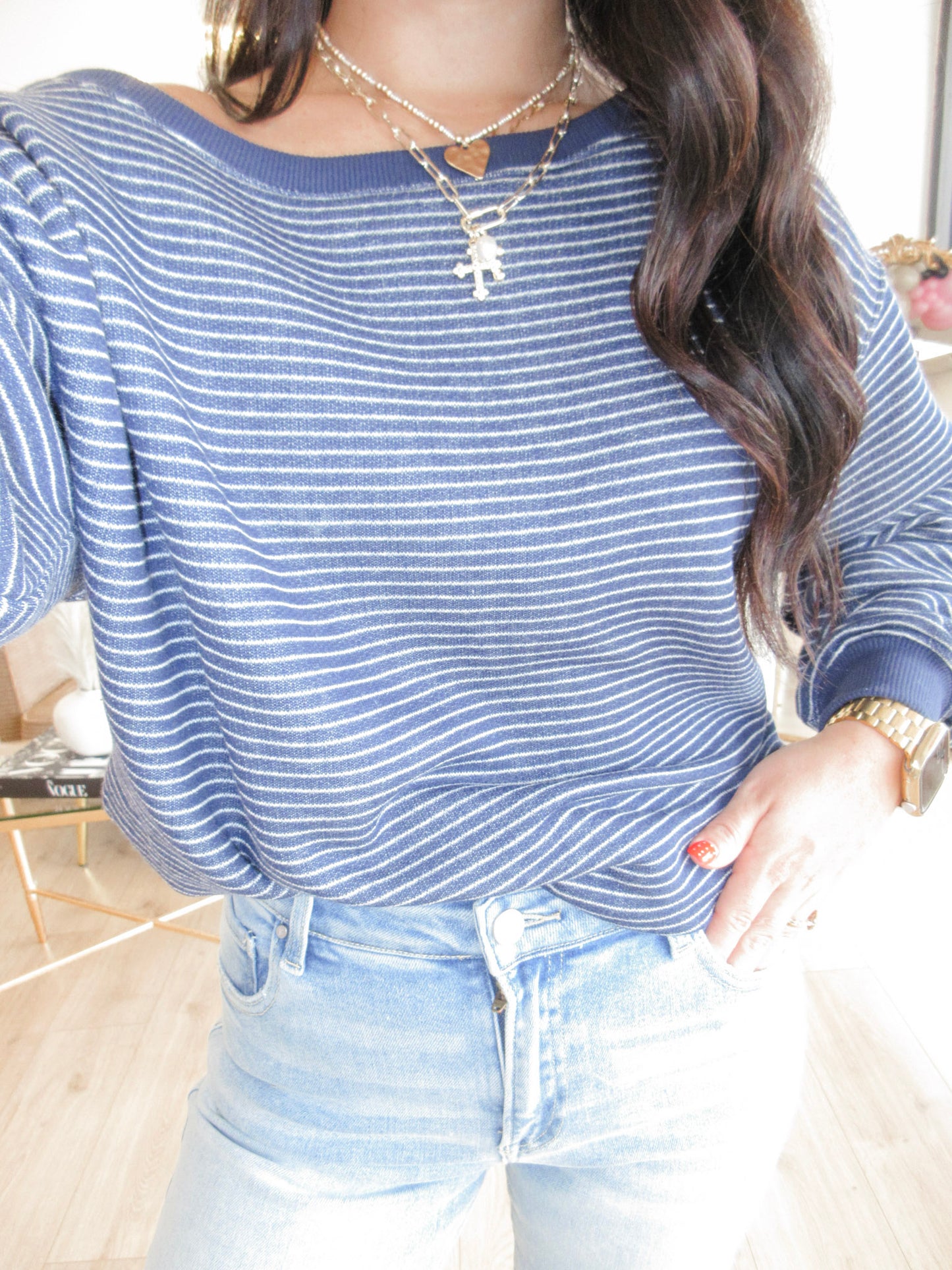 Navy Live Free Sweatshirt