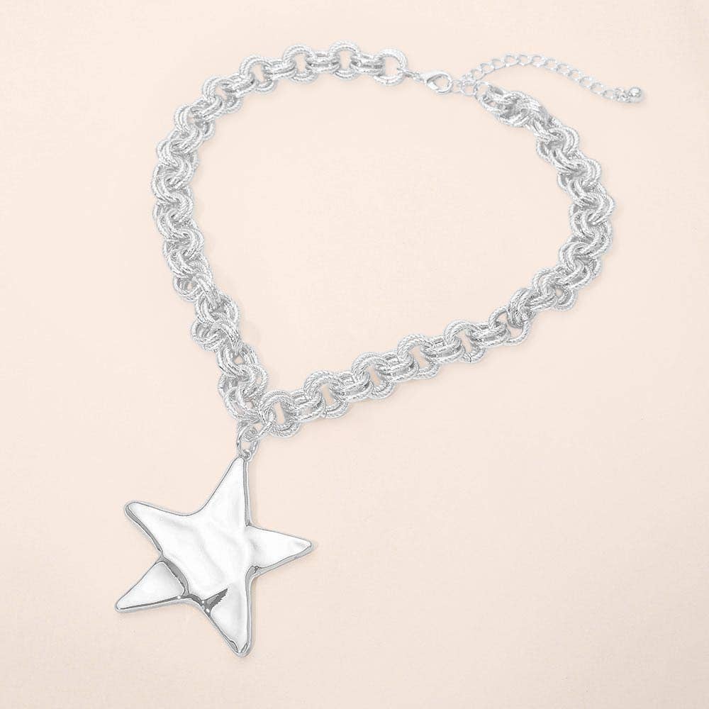 Star Chunky Chain Necklace