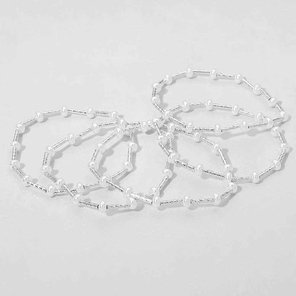 Pearl Bracelet Stack