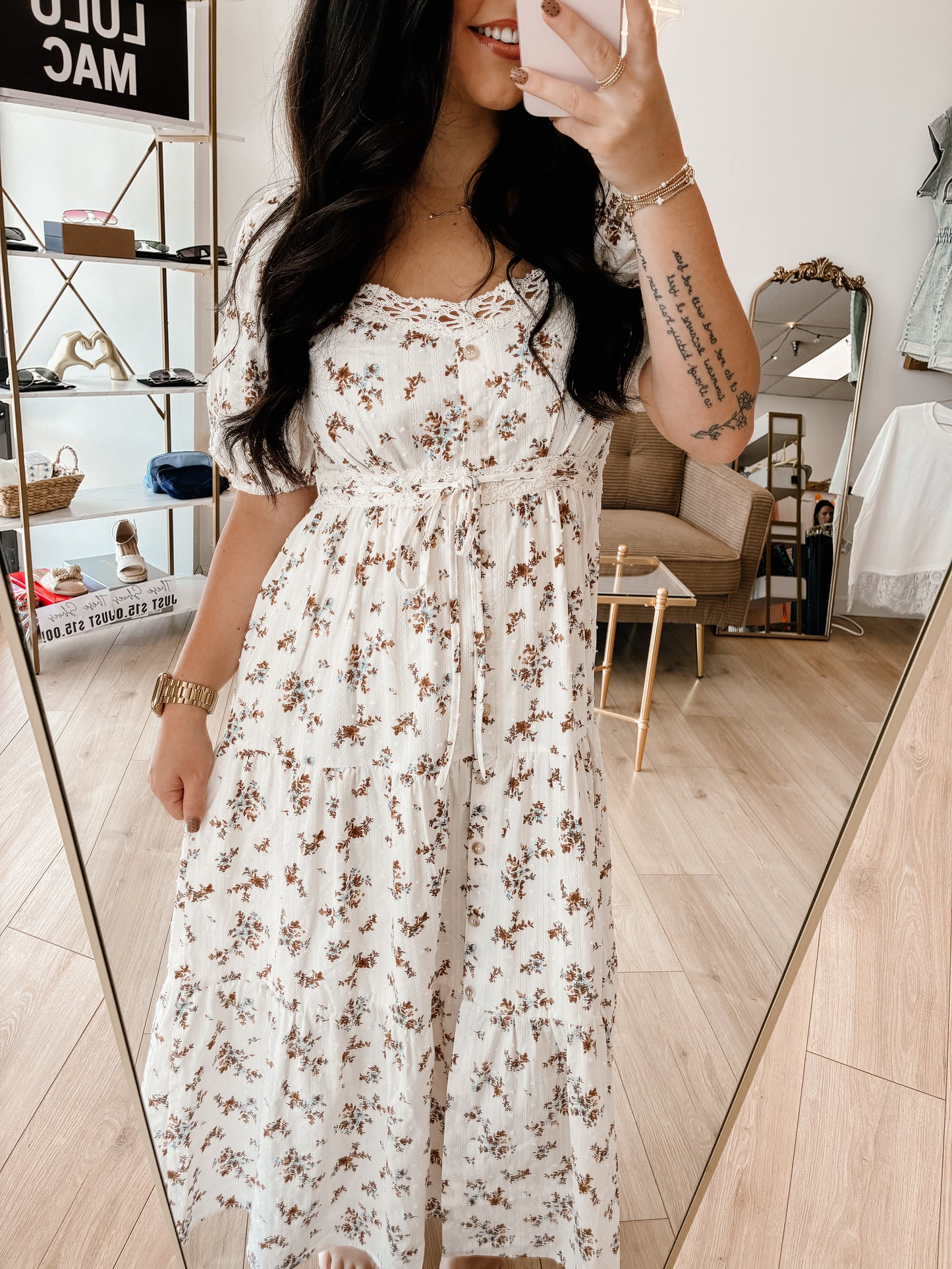 Autumn Air Midi Dress