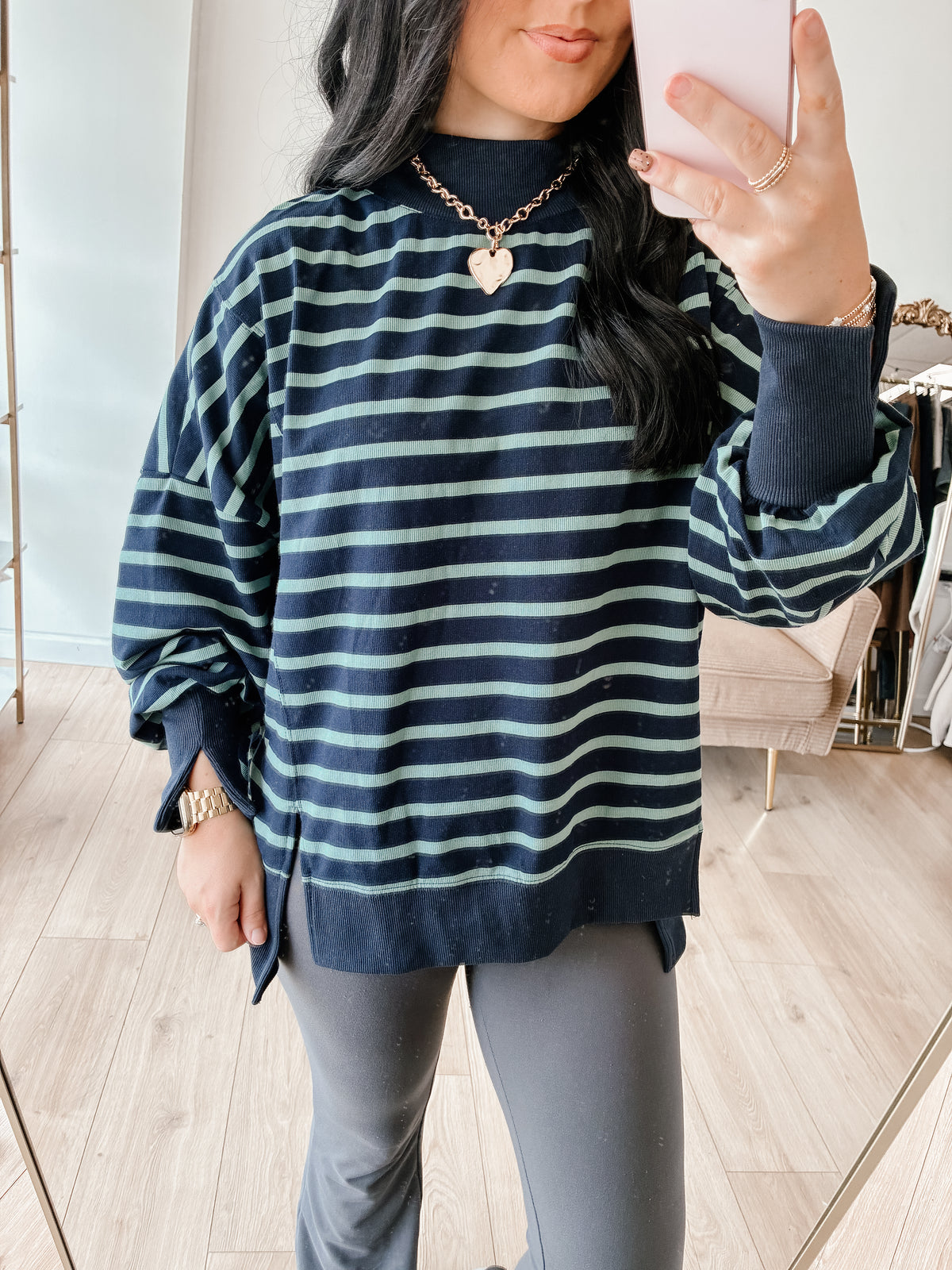For the Win Mockneck - Navy
