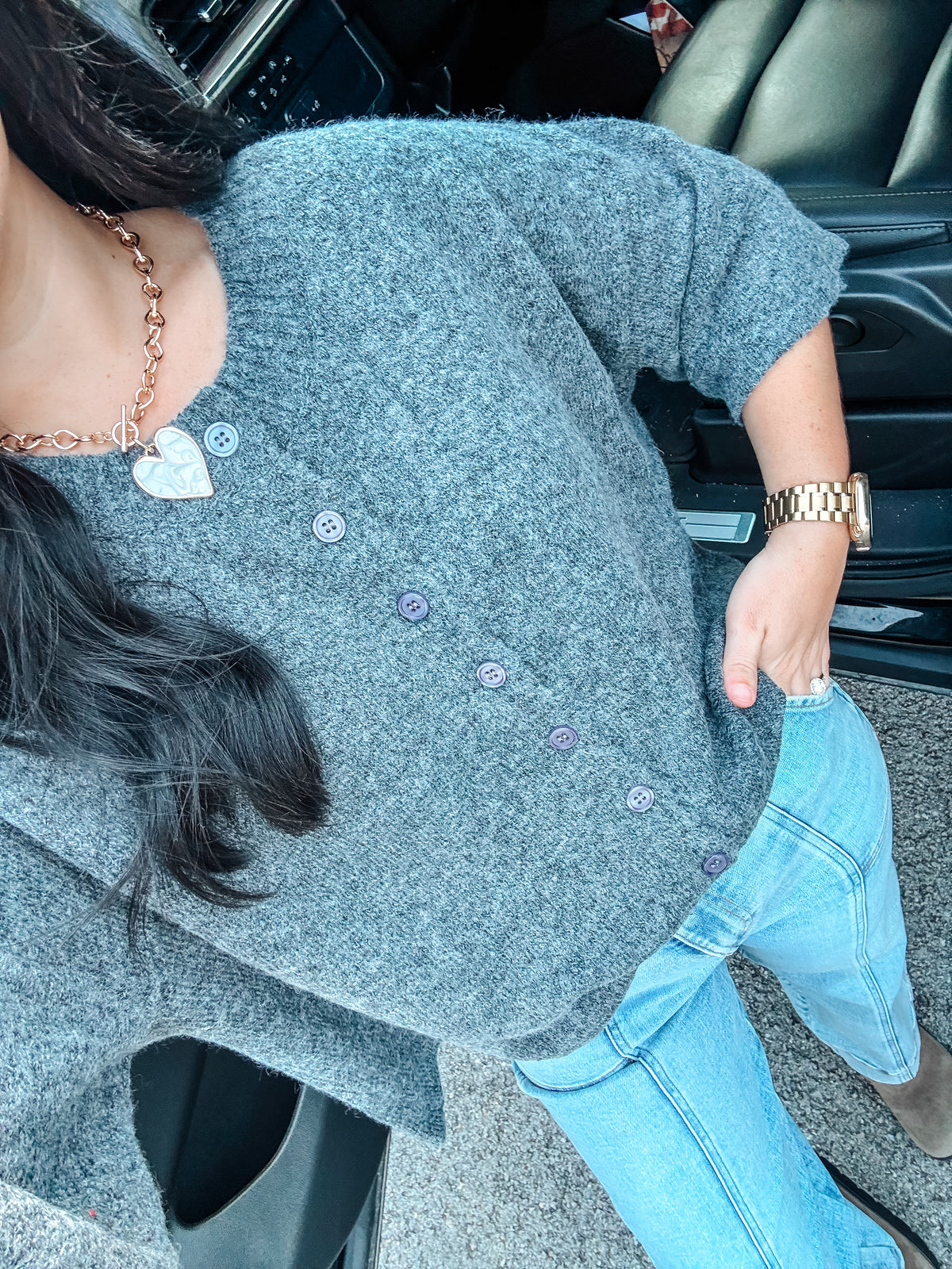 Starlight Cardigan - Charcoal