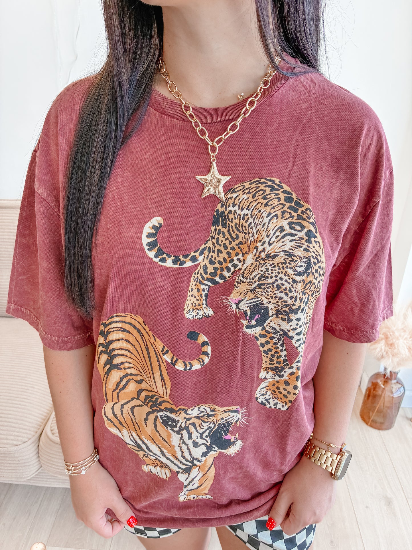 Eye of the Tiger Graphic Top