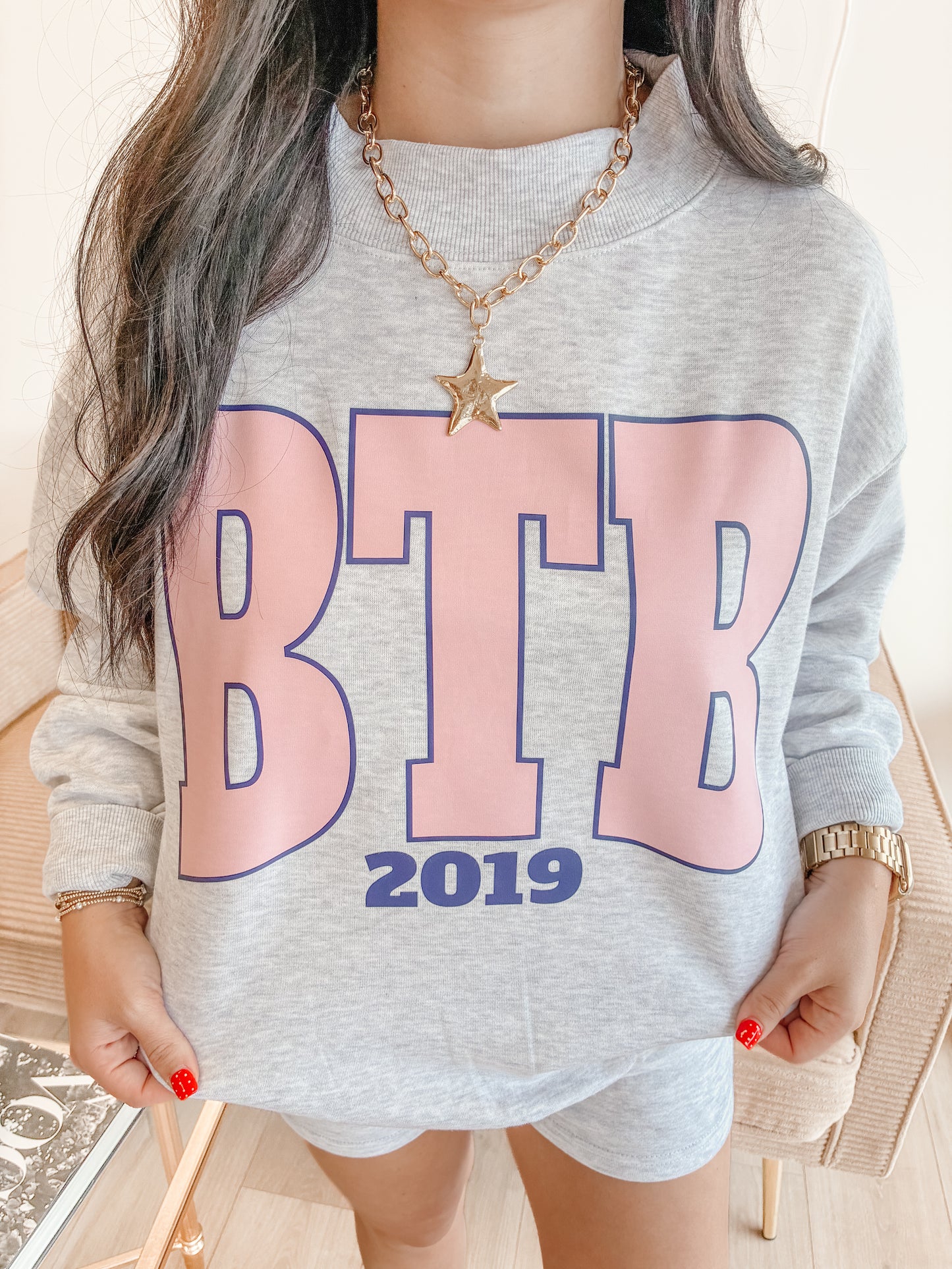 Varsity BTB Mockneck Short Set