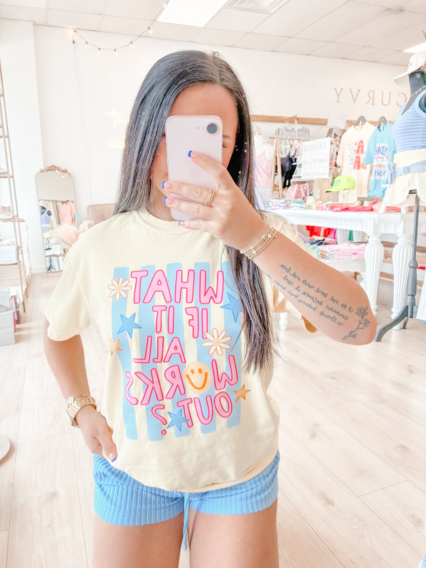 All Works Out CC Tee