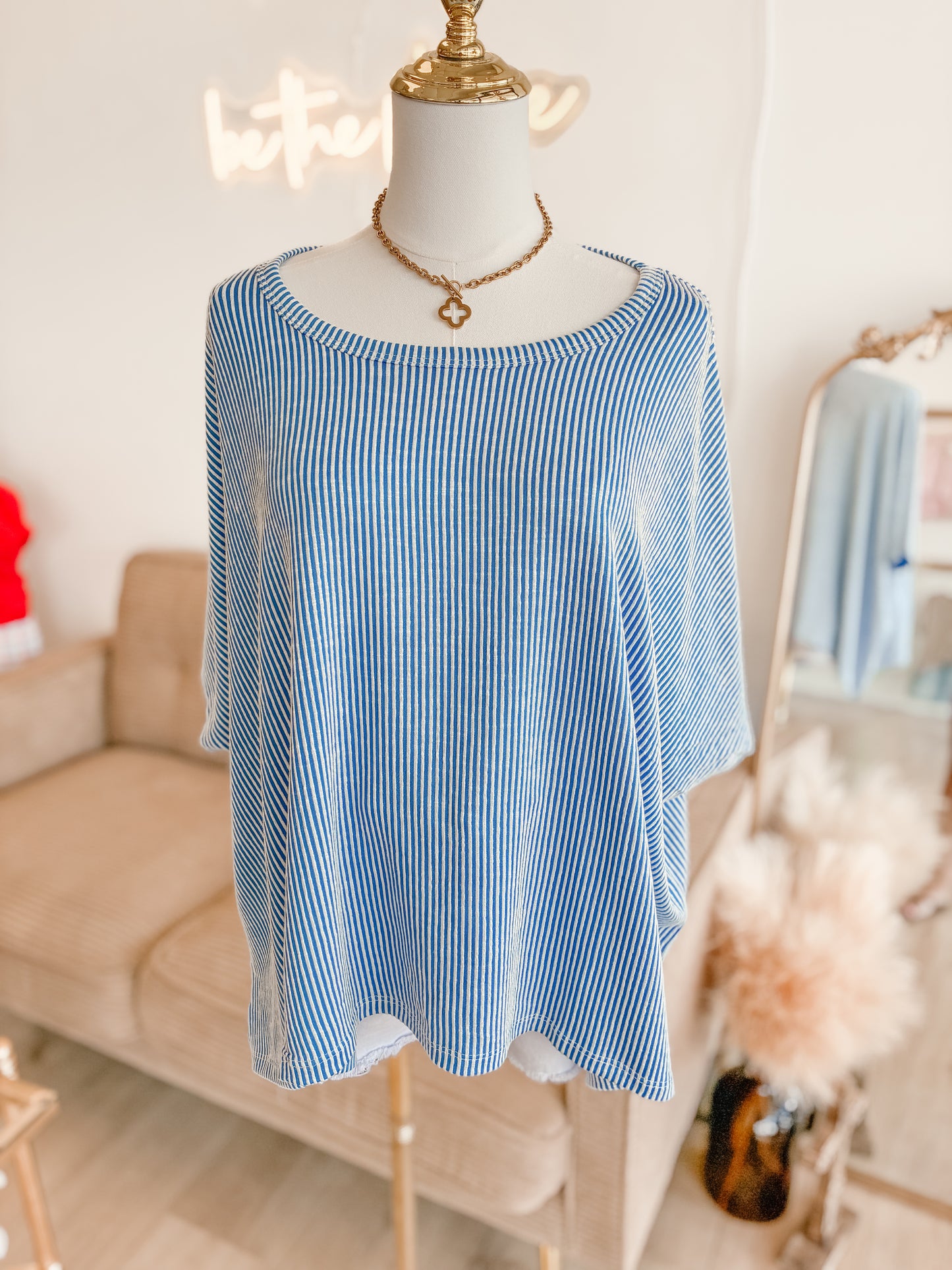 Skies & Freedom Ribbed Top