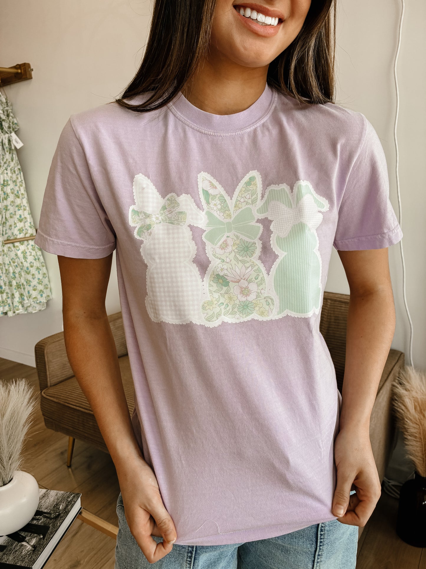 Floral Bunny CC Tee