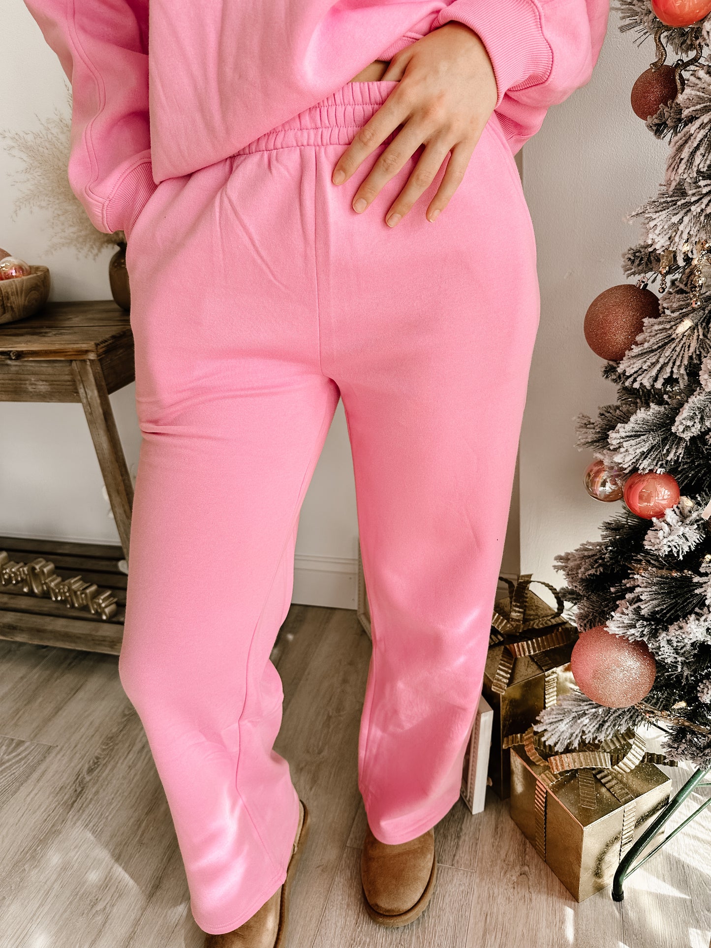 Fleece Pants With Pocket