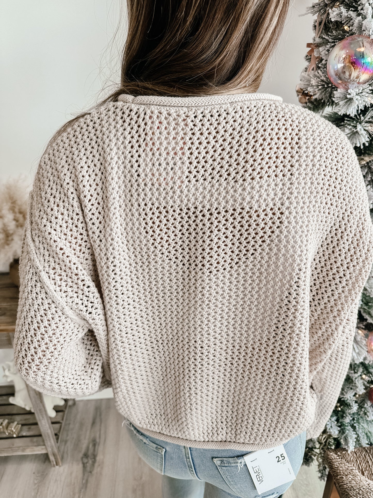 American Flag Crew Neck Sweater