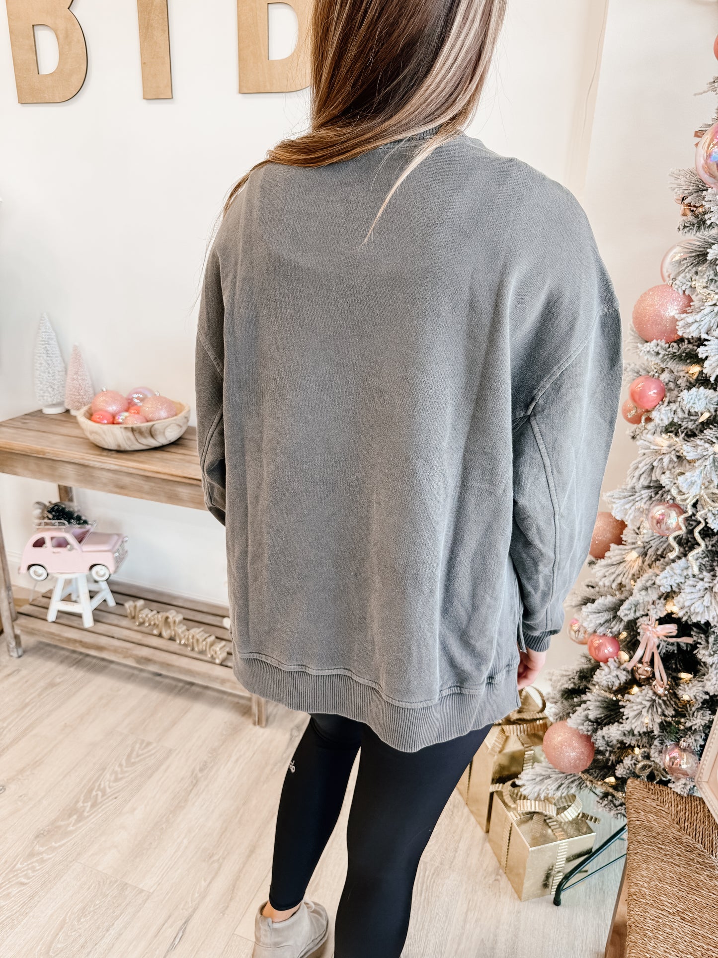 French Terry Pigment Dye & Enzyme Washing Pullover