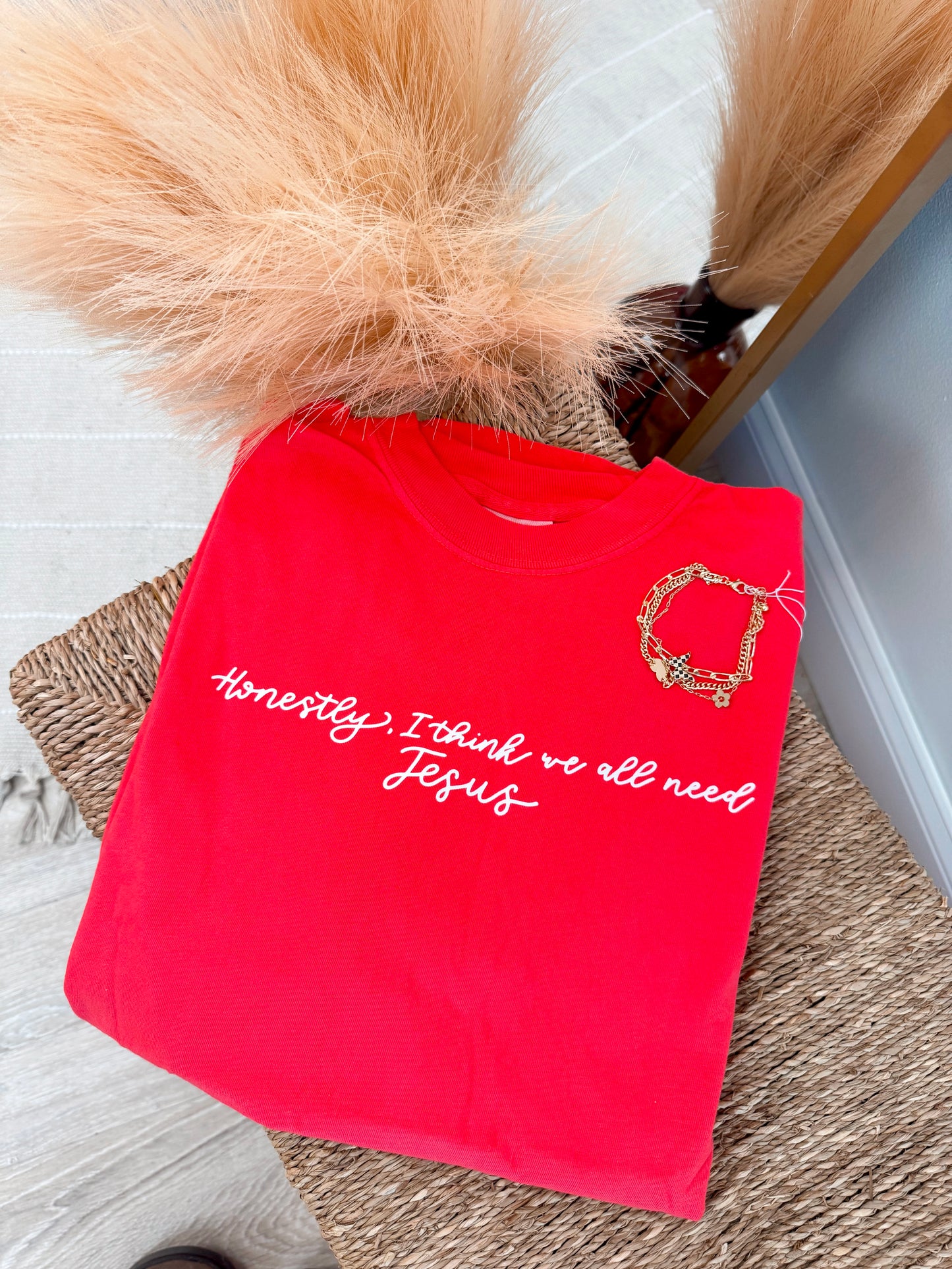 We all Need Jesus Comfort Colors Tee