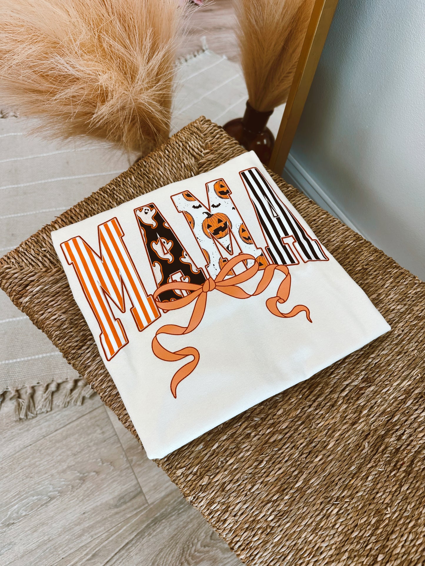 Fall Coquette Mama Tee