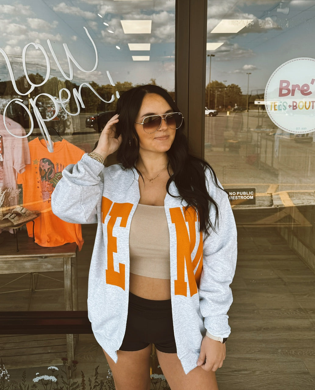 TENN Crewneck Cardigan