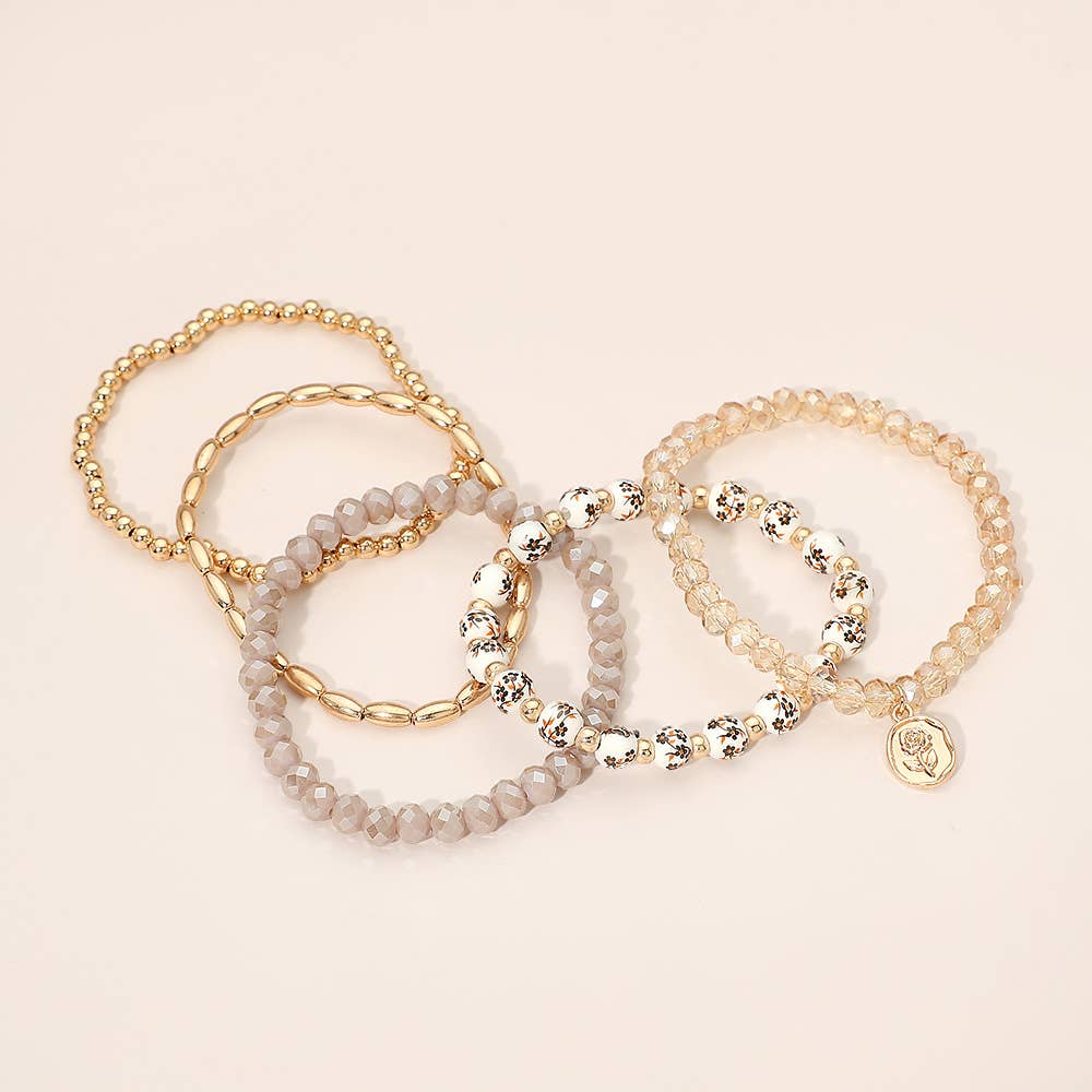 Floral Bracelet Stack