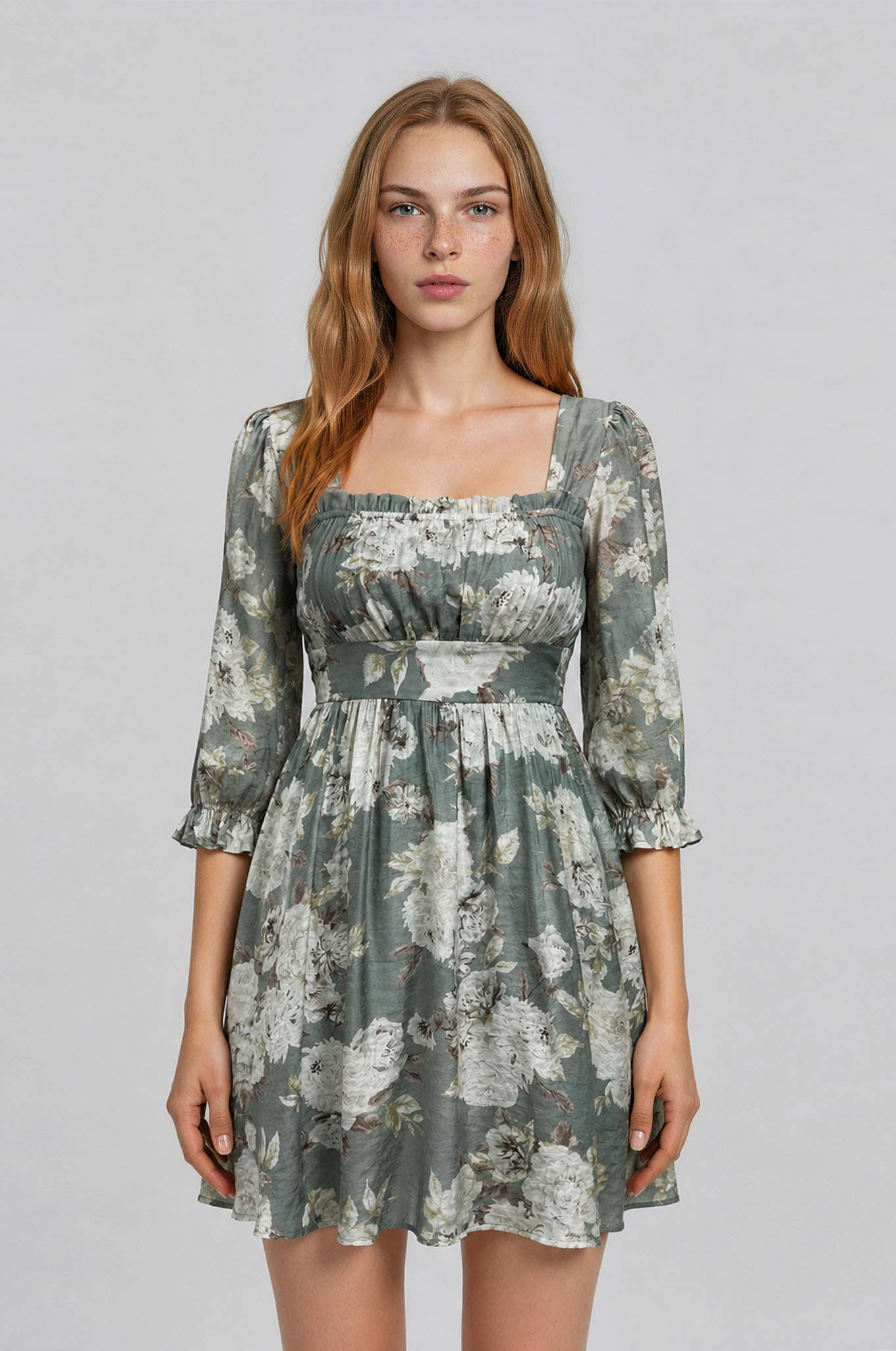 Sage Saga Mini Dress