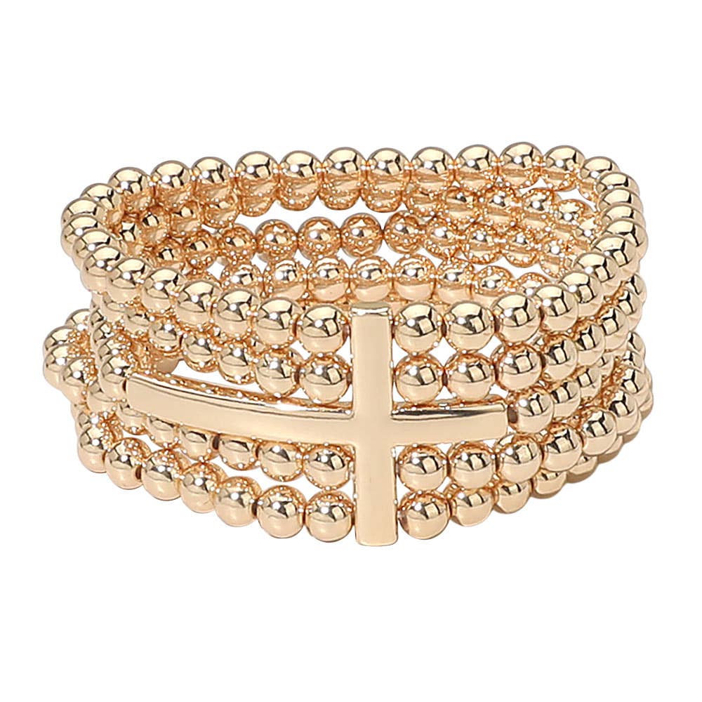 Cross Bracelet Stack