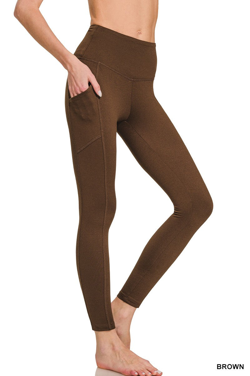 Brushed Microfiber Full Length Leggings