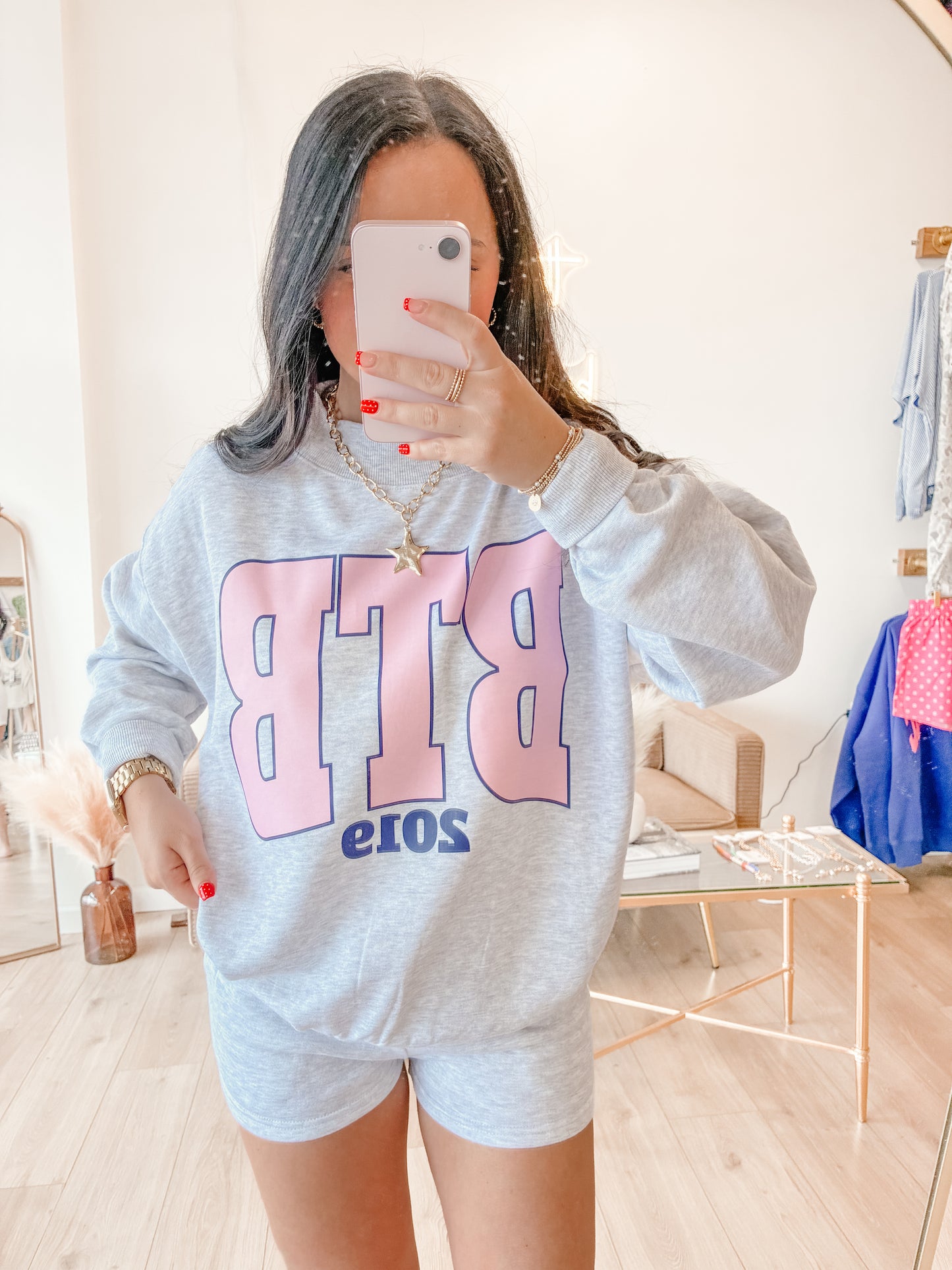 Varsity BTB Mockneck Short Set