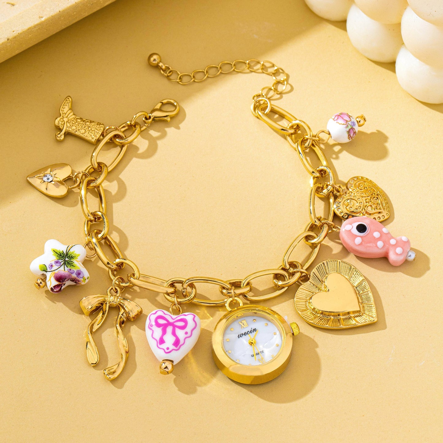 Vintage Charm Watch Bracelet