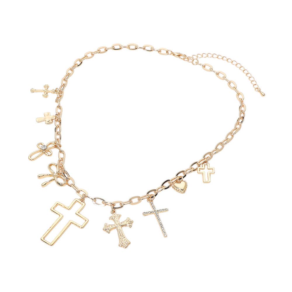 Cross Charm Necklace