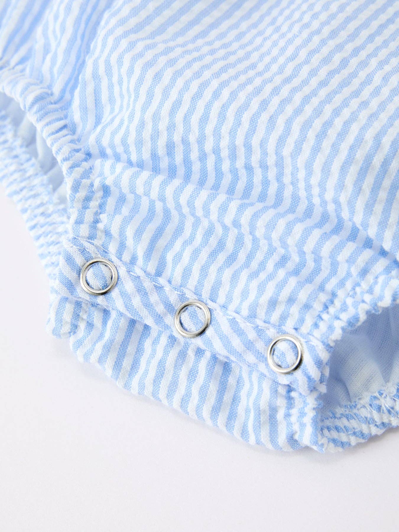 Summer Whale Baby Boys Stripe Romper