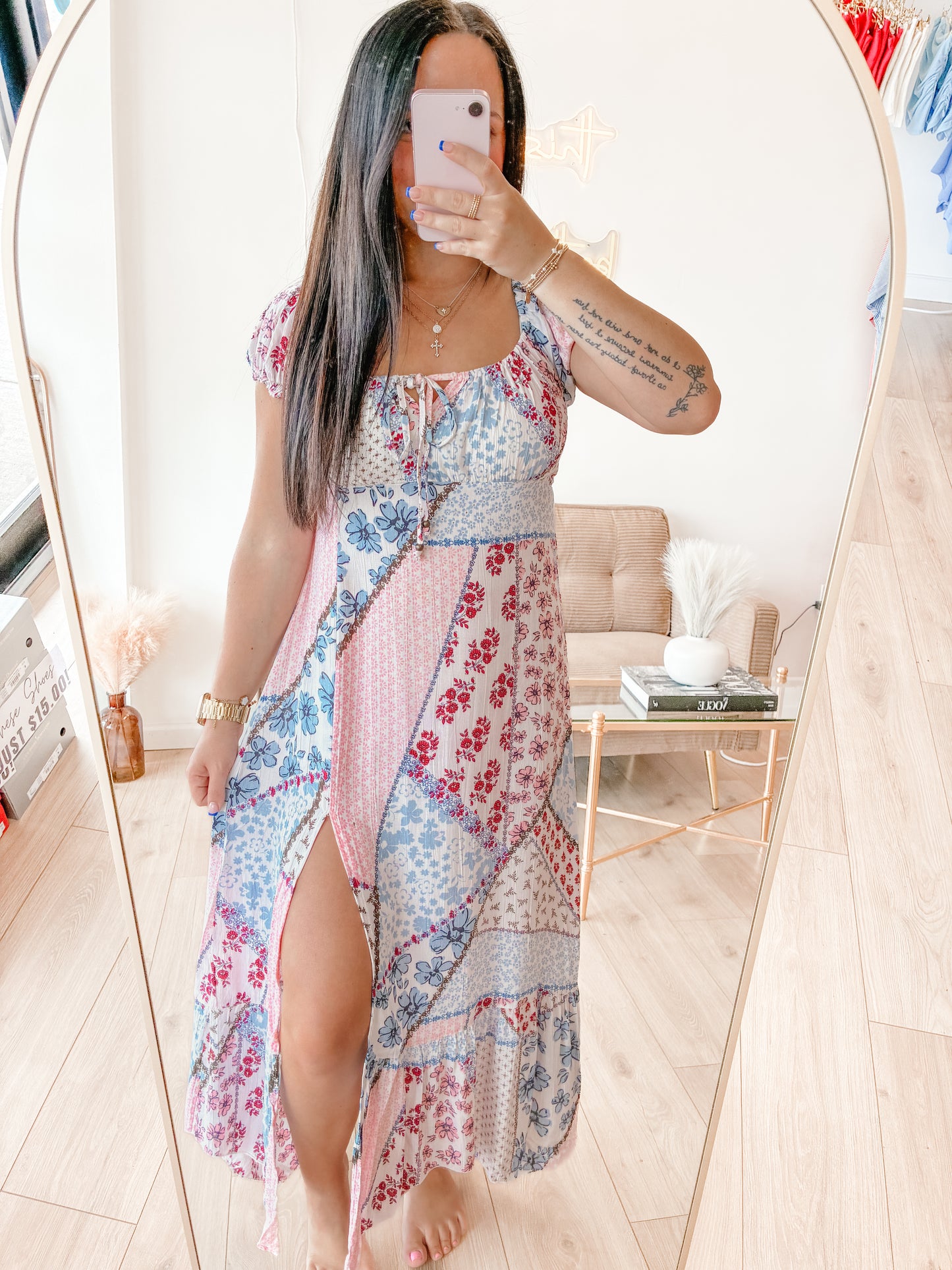 Keepsake Patchwork Maxi Dress