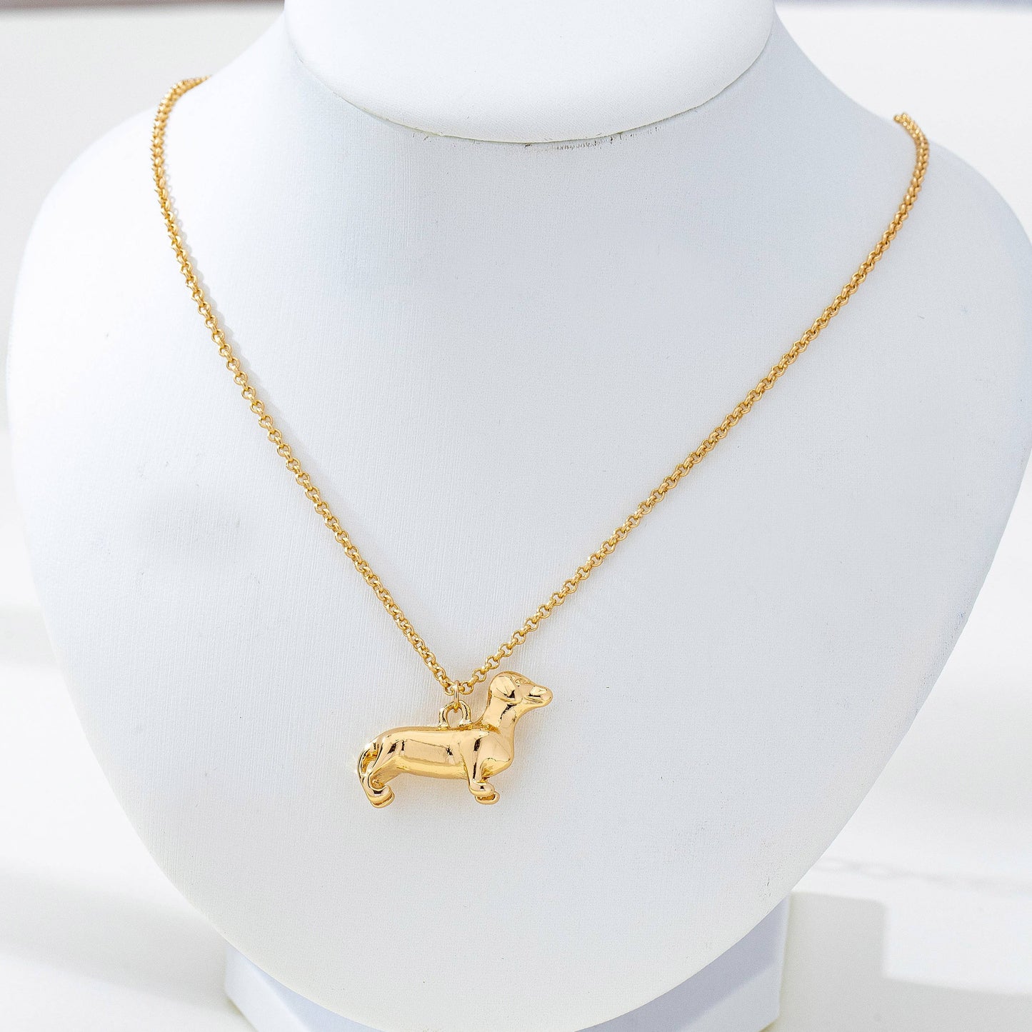 Dachshund Pendant Necklace