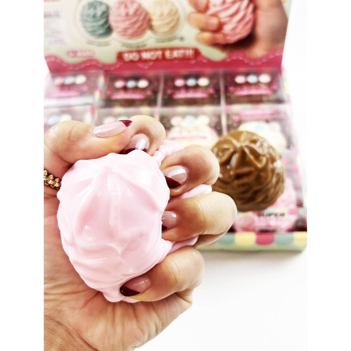 Scented Crunchy Cake Swirl Cream Squishy Toy