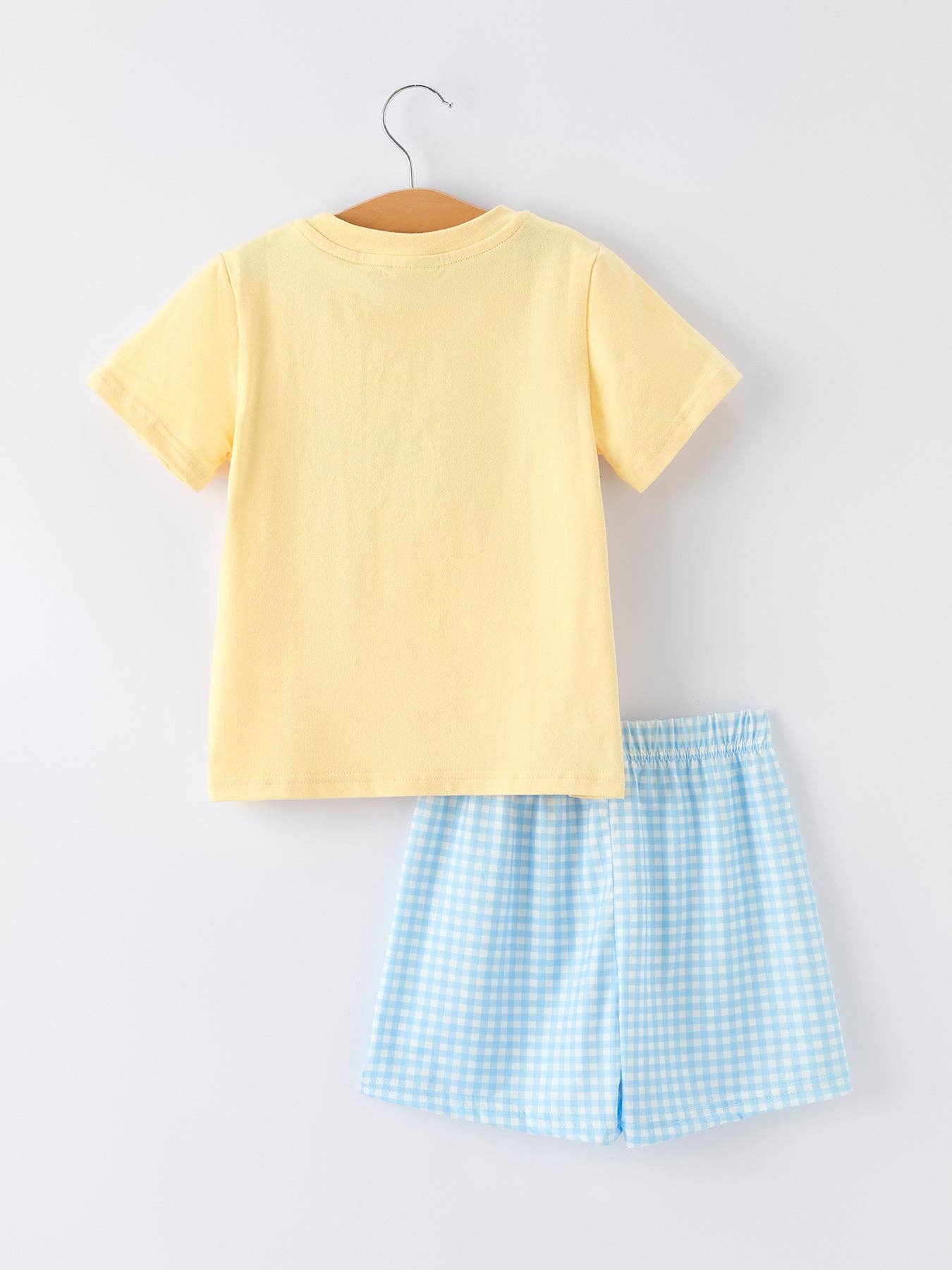 "MAMA'S BESTIE " Embroidered Toddler Boys' Set