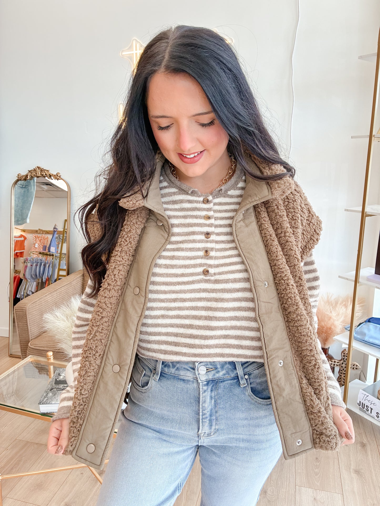 Sarah Long Sleeve Sweater Top