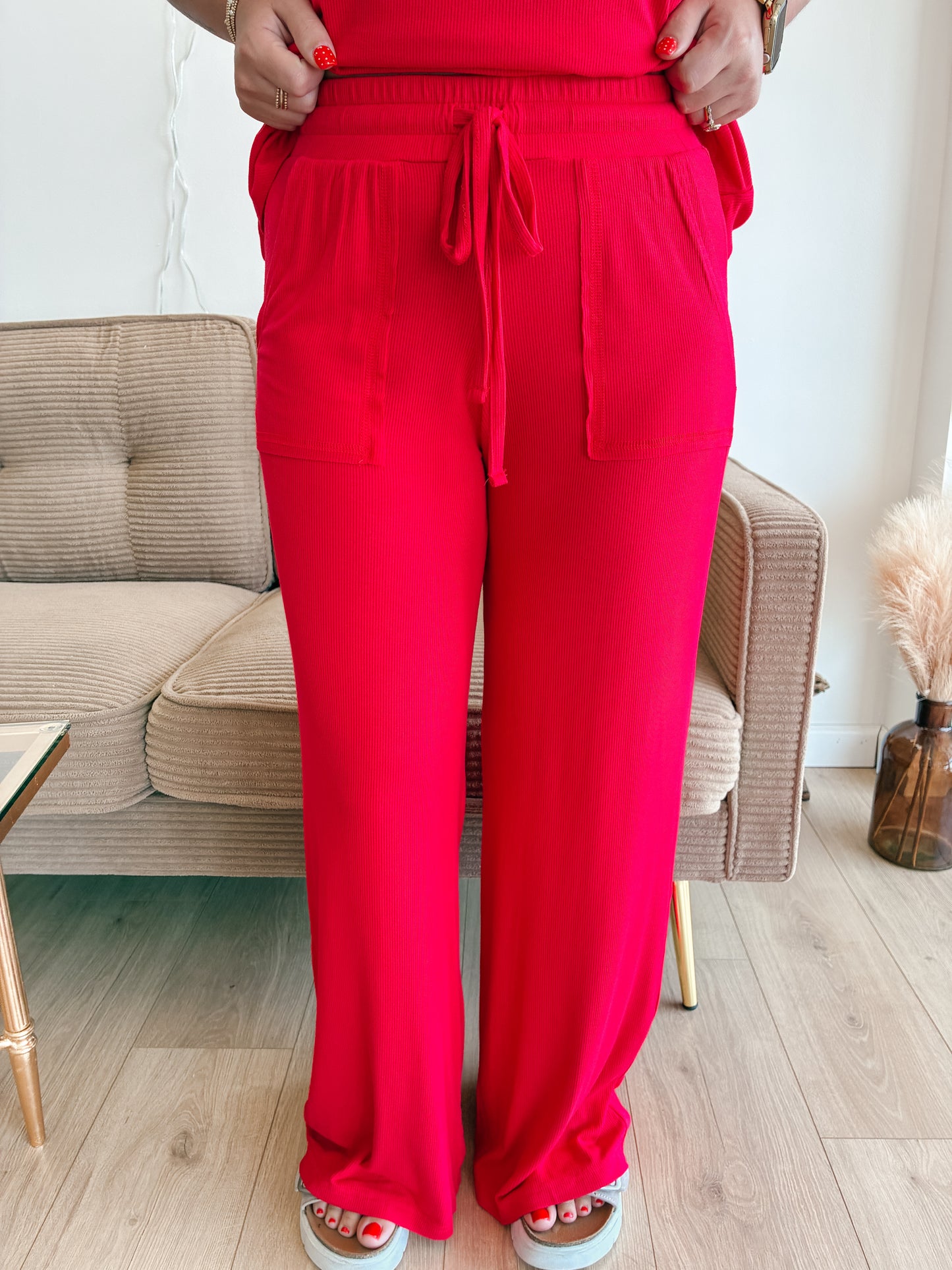 Lounge Around Rayon Set (RUBY)