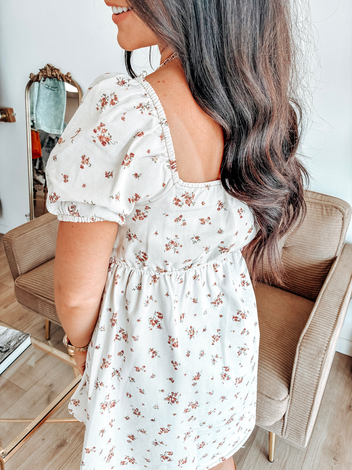 September Song Mini Dress - Oatmeal