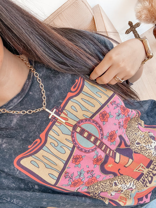 Chucky Gold Cross Necklace