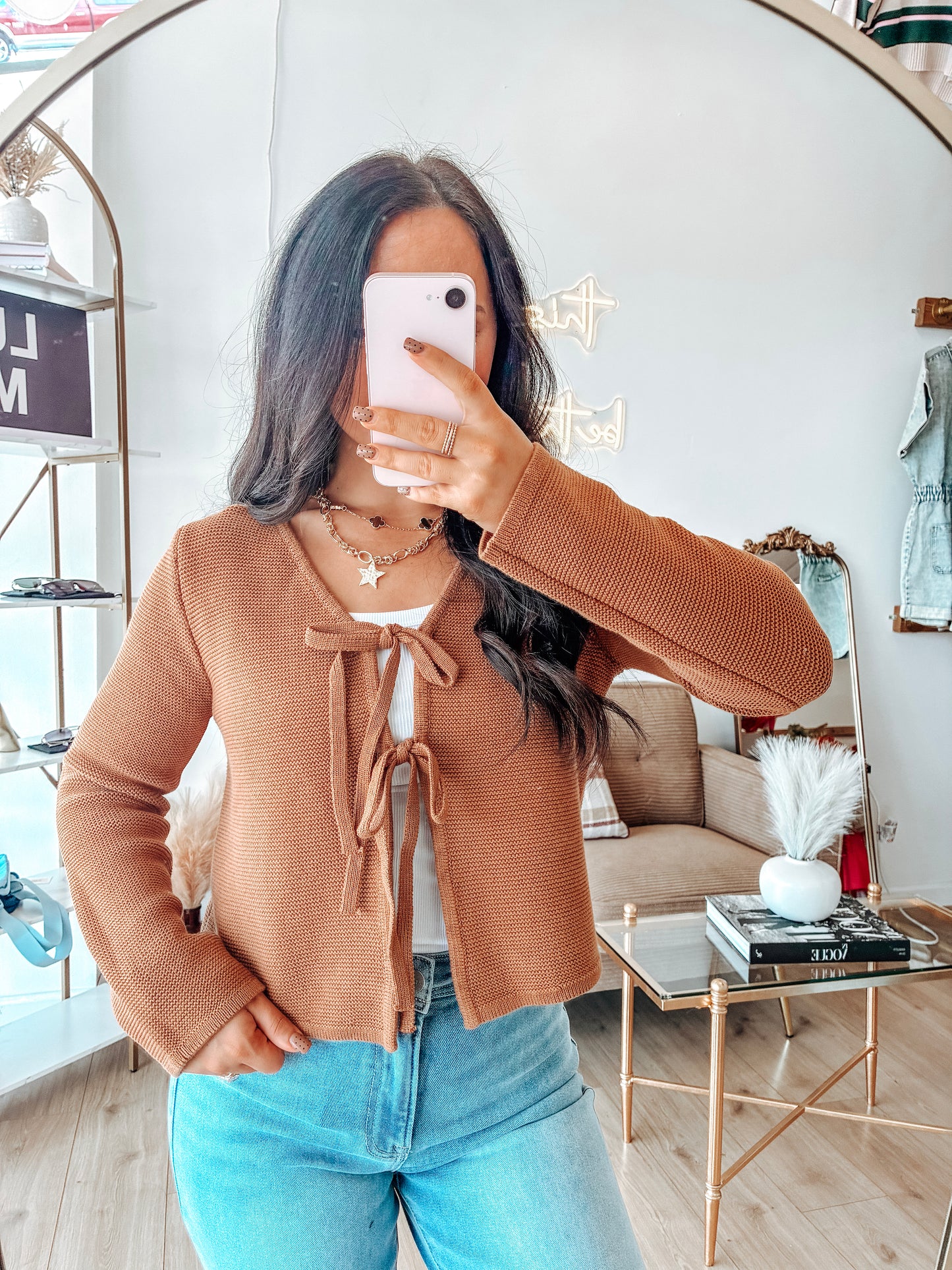Dreaming of You Tie Front Cardigan