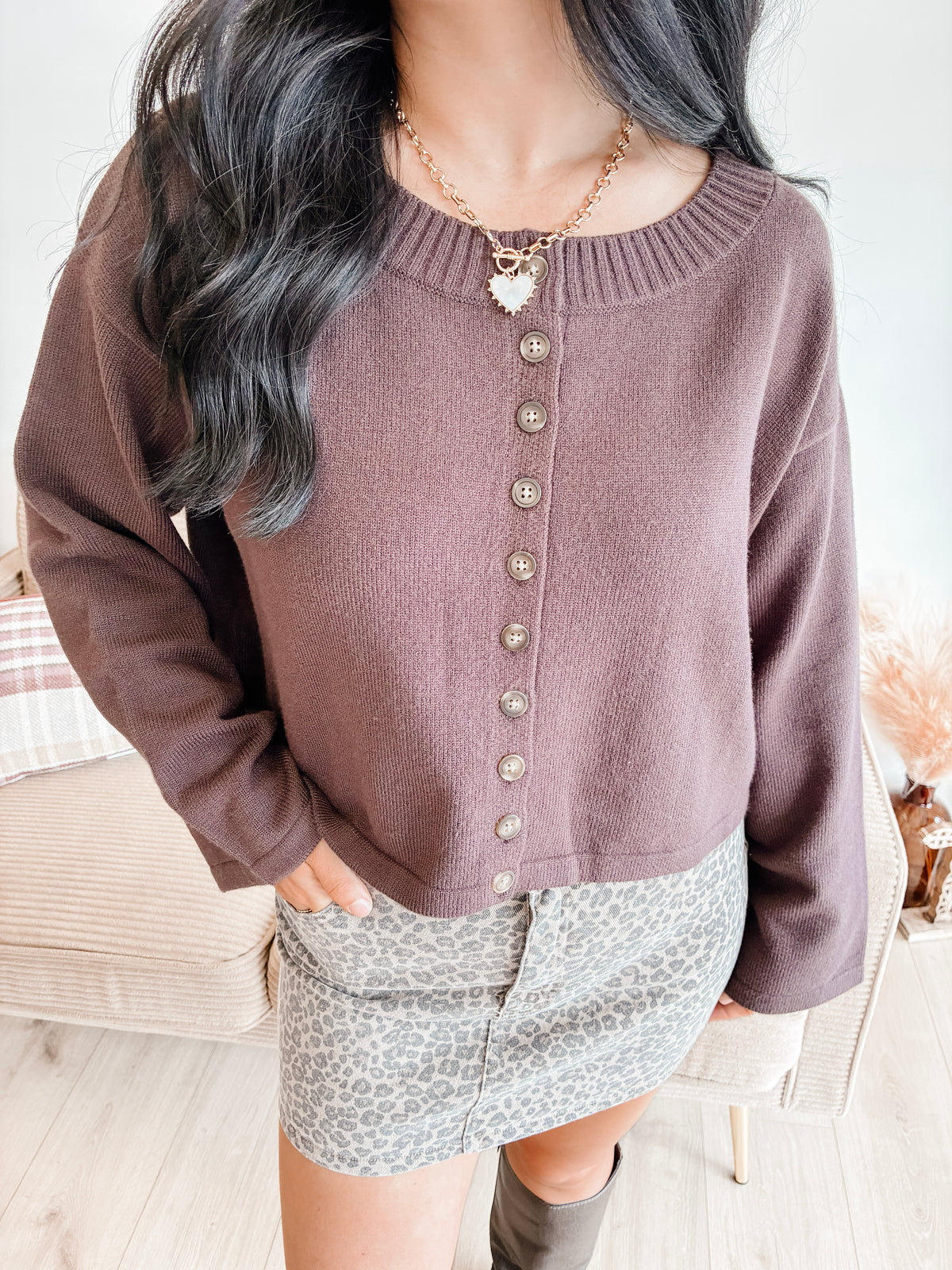 Chocolate Therapy Cardigan