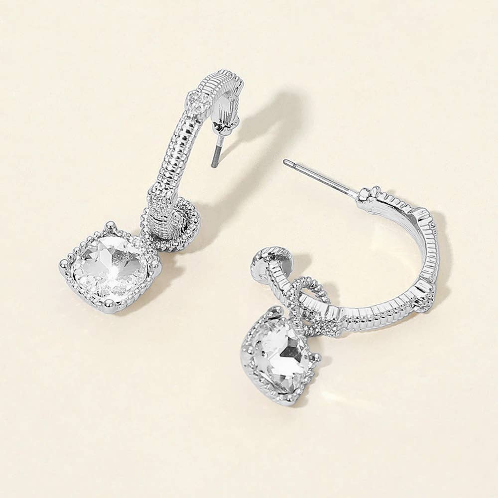 Charm Hoop Earrings