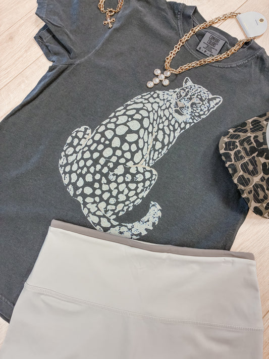 Distressed Leopard CC Tee