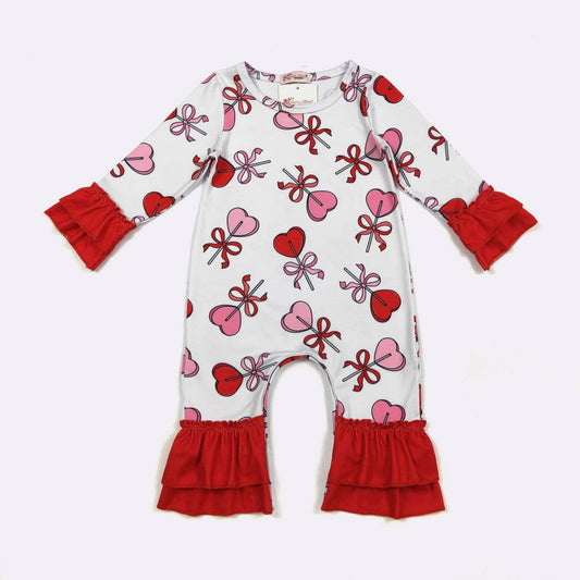 Sucker for Love Baby Romper