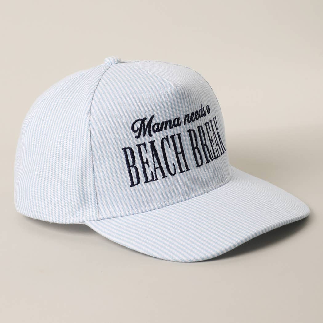 MAMA NEEDS A BEACH BREAK Trucker Hat