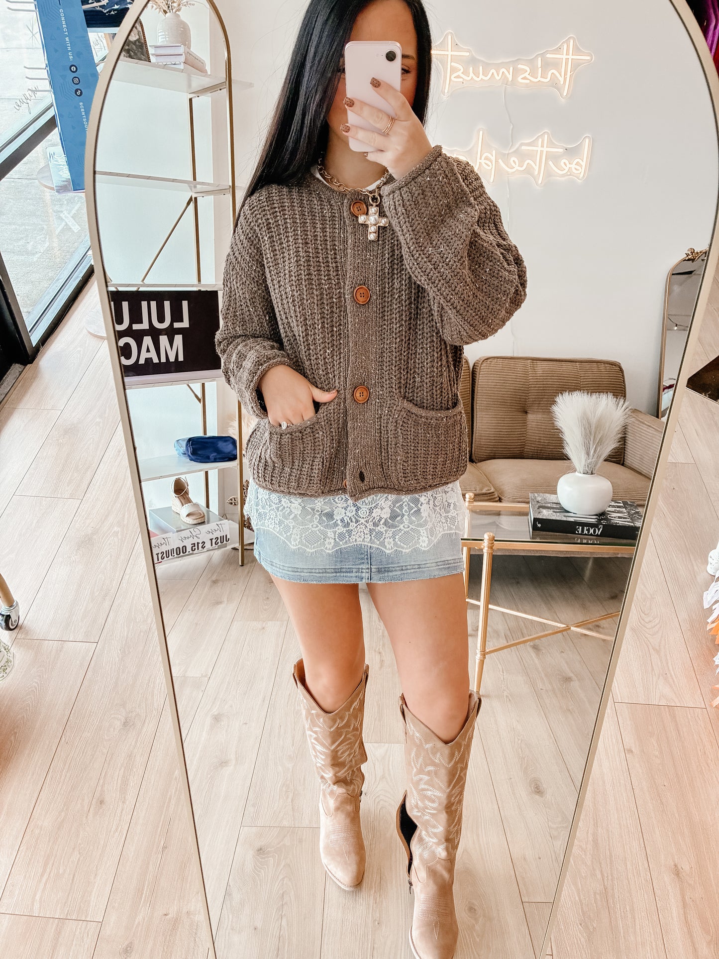 Gravy Baby Knit Button Cardigan