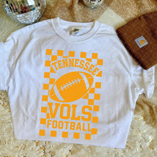 Checkered TN Football ★ DIGITAL DOWNLOAD ★