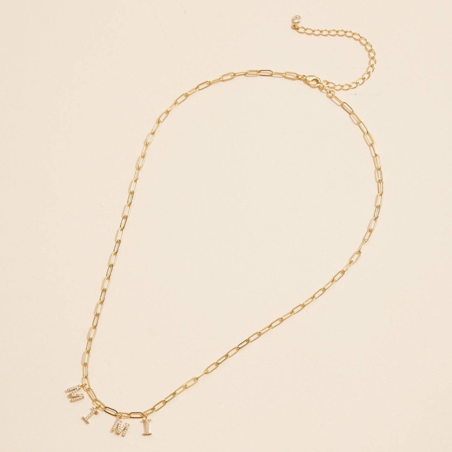 Sparkling "MIMI" Gold Necklace