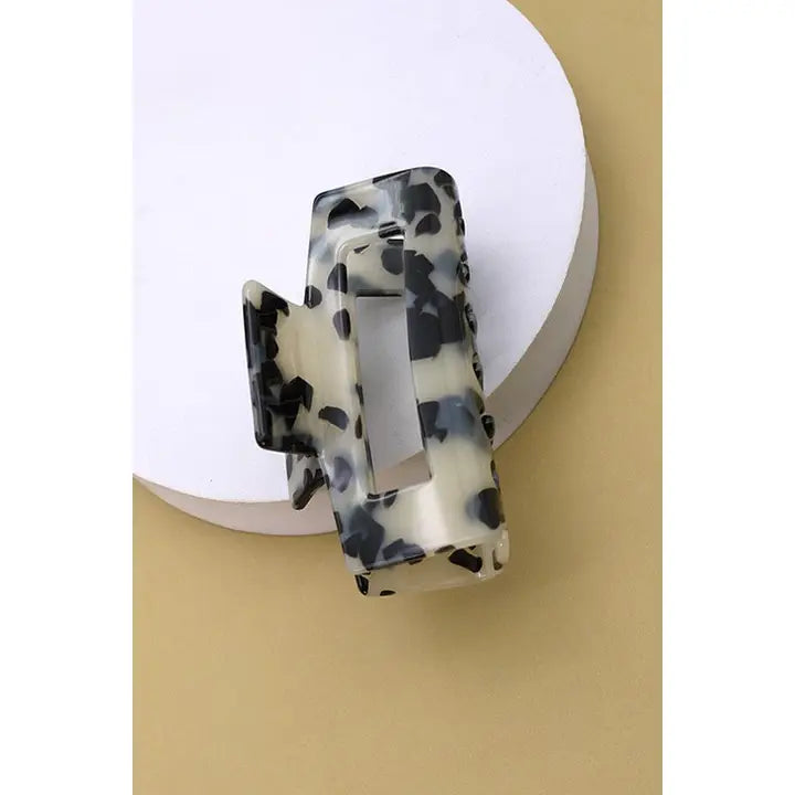 Rectangle Cellulose Hair Claw Clip