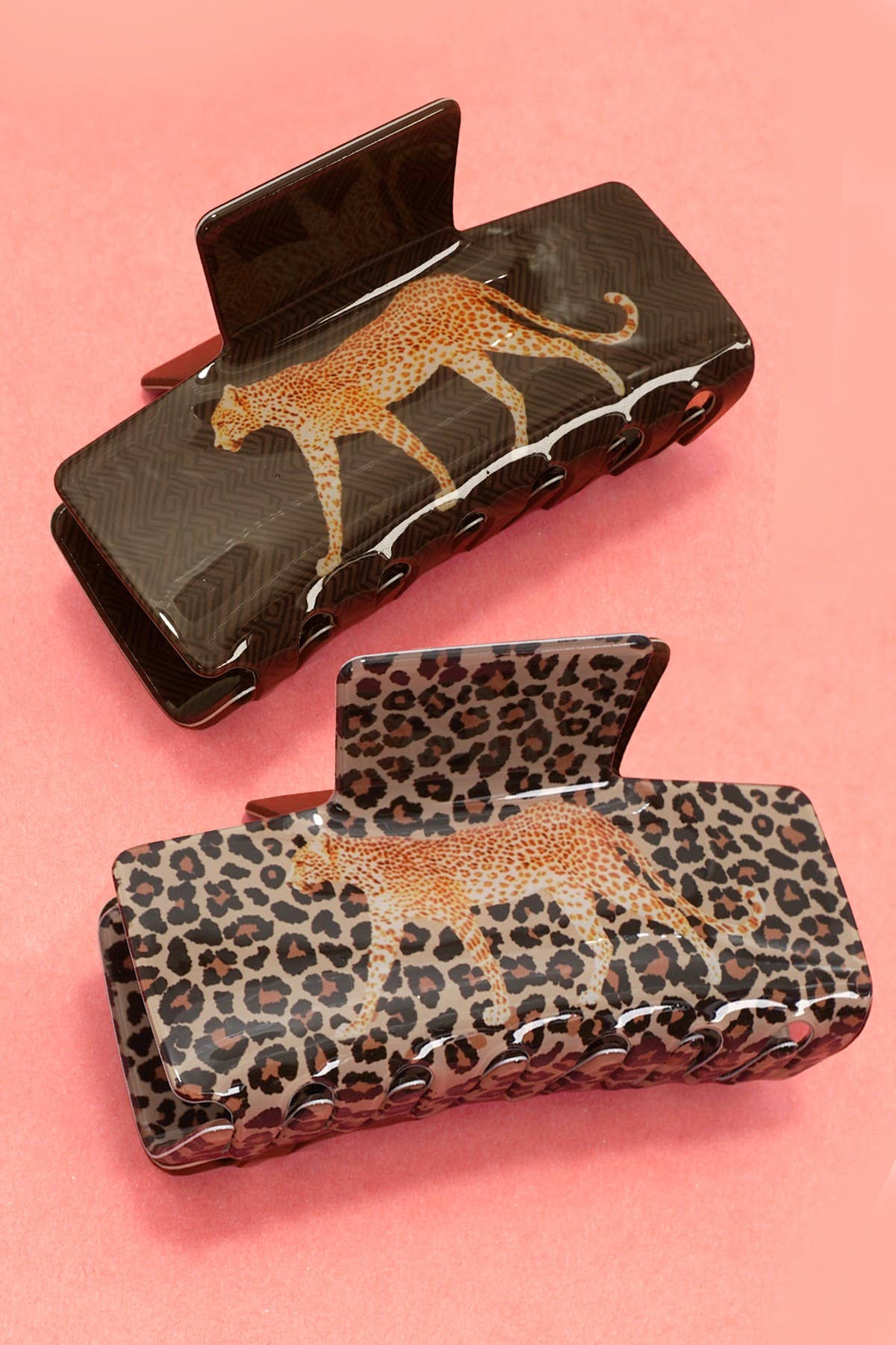 Leopard Hair Claw Clip